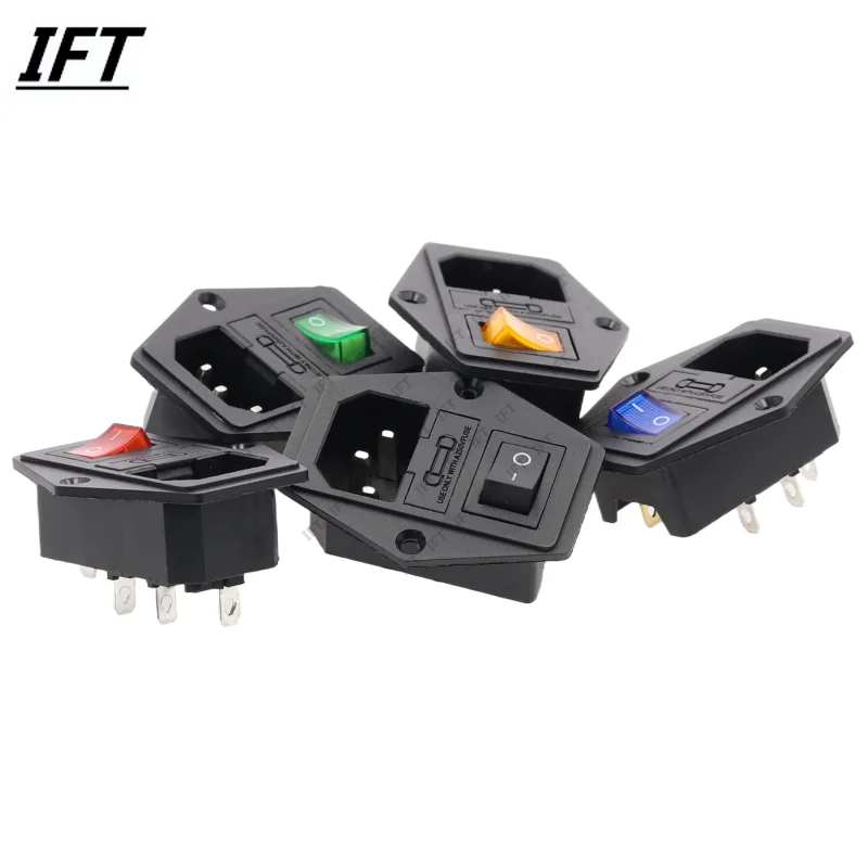 Push Fit Connector - 1Pcs AC-01A power Rocker Switch w