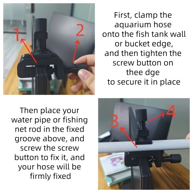 Hose Basket Clamp,Aquarium Pip - Plastic Pipe Clip recension och pris