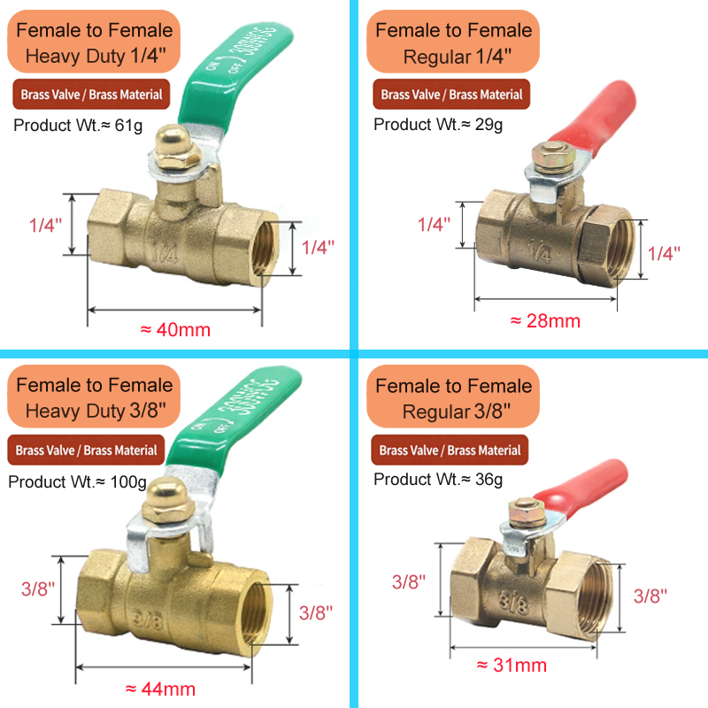 1/8' 1/4' 3/8' 1/2' Brass Smal - Compression Fitting Brass recension och pris