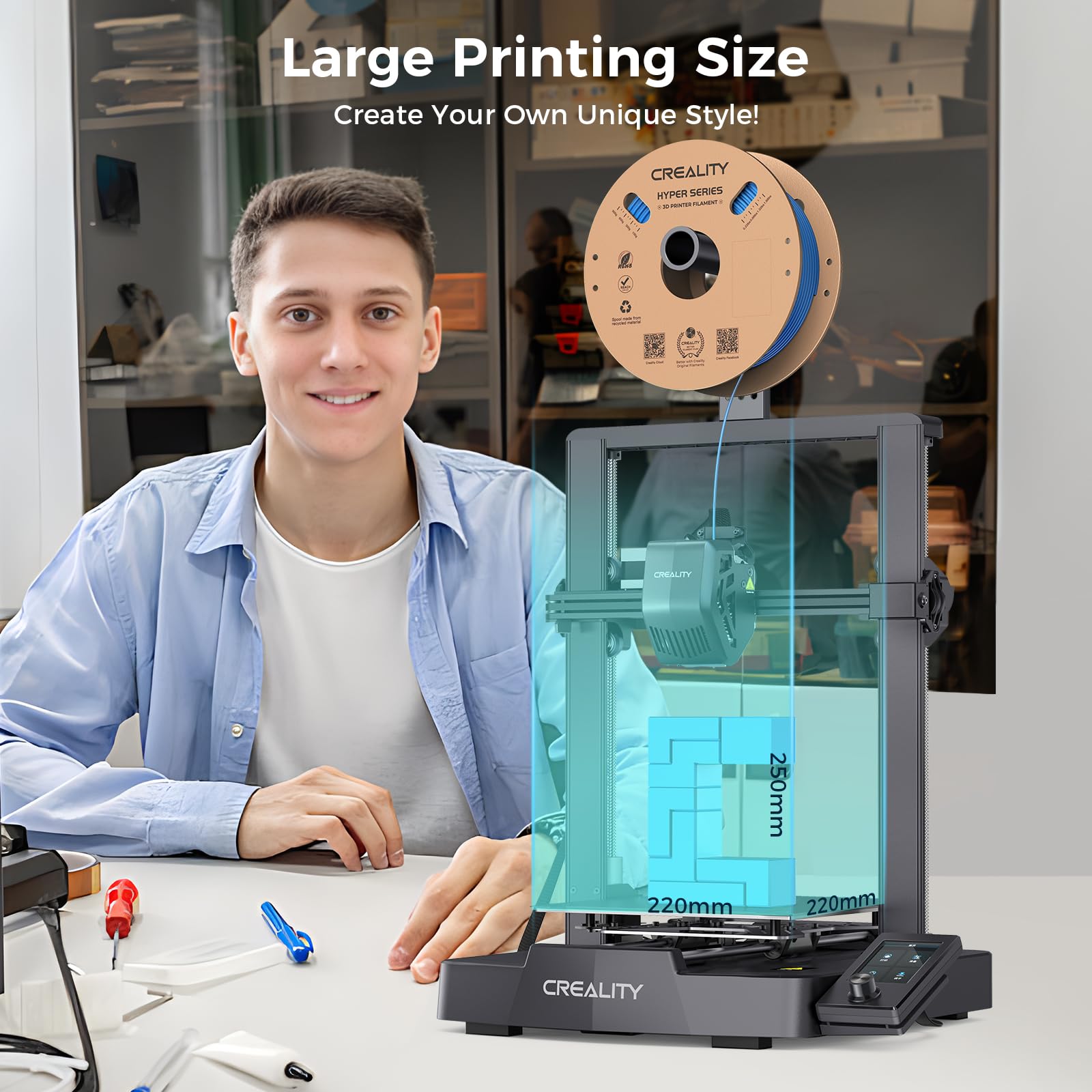 CREALITY Ender-3 V3 SE 3D Prin - Creality Printer Ender 3 recension och pris