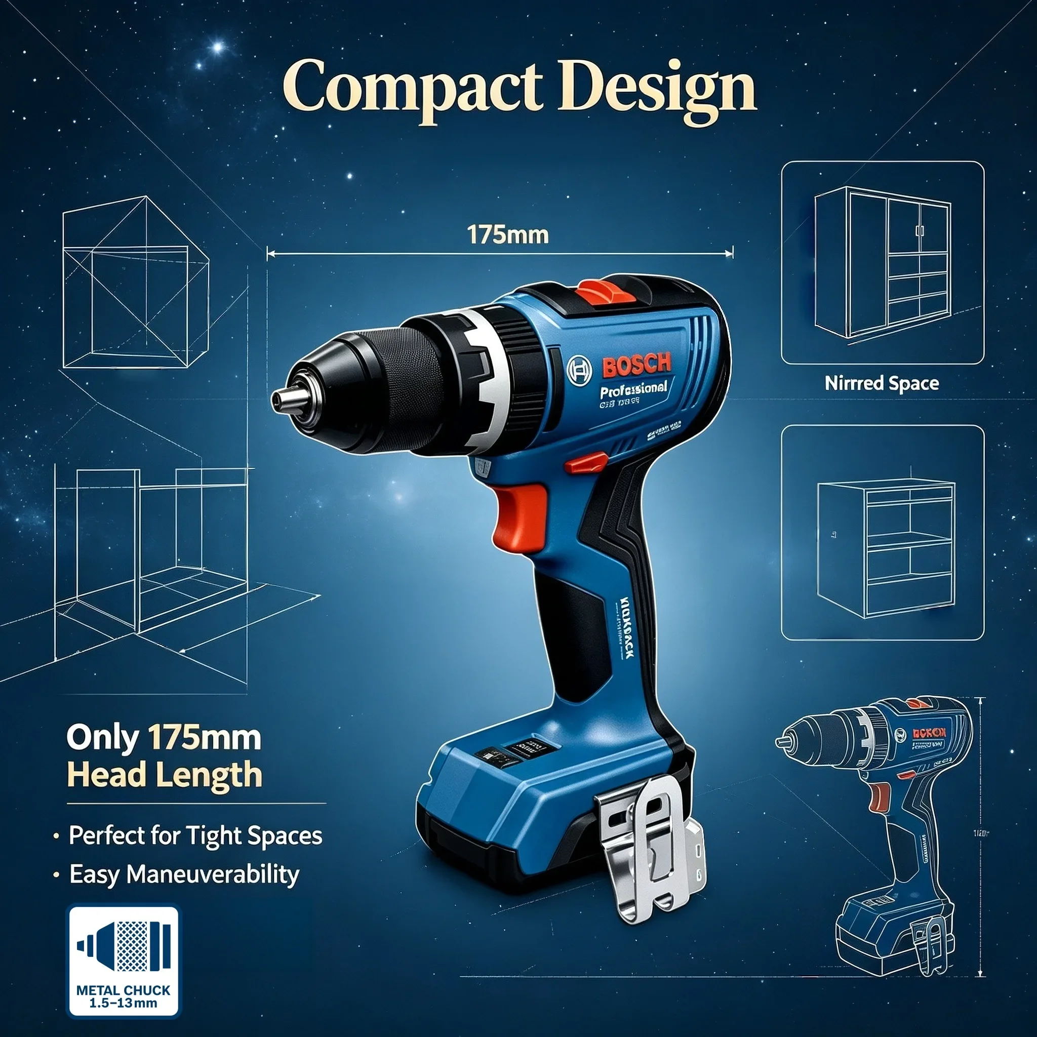 BOSCH  GSB 18V-65 Brushless Co - Bosch Drill Gsb 18V recension och pris