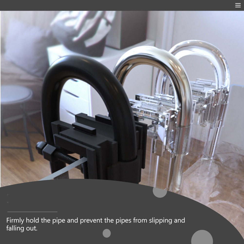2Pcs Acrylic Fixing Clamps Wat - Plastic Pipe Clip recension och pris