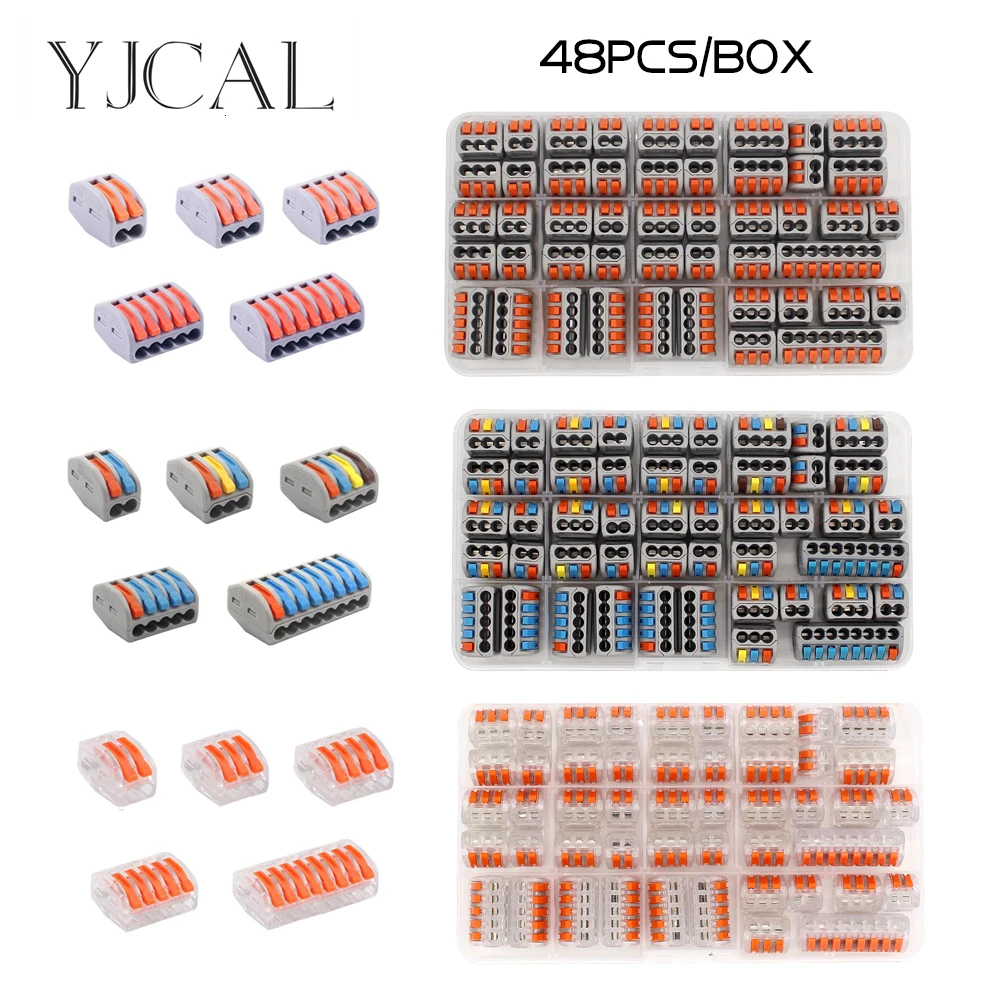 30/48 Pcs Fast Wiring Connecto - Push Fit Connector recension och pris